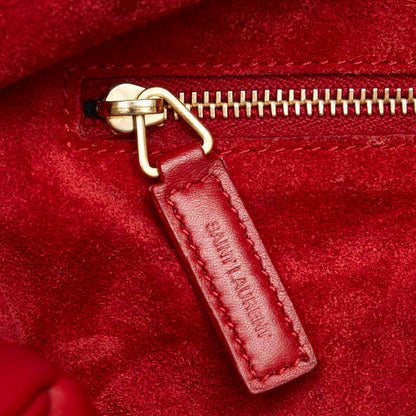 Saint Laurent Handbag Shoulder Bag Red Leather