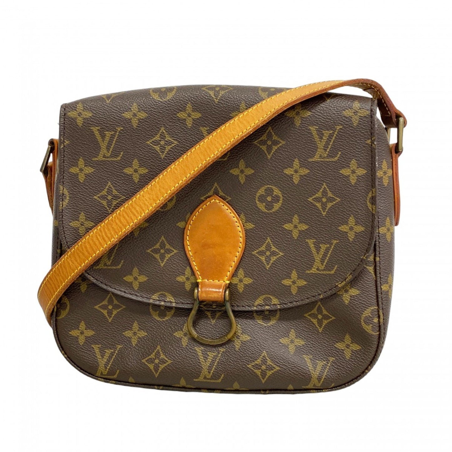Louis Vuitton Monogram Saint-Cloud Gm Shoulder Bag M51242 Brown