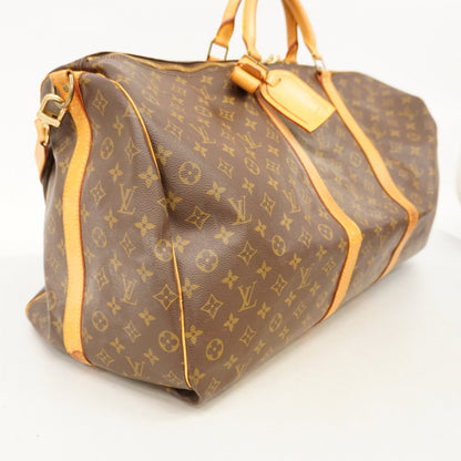 Louis Vuitton Monogram Keepall Bandouliere 60 Boston Bag M41412 Brown