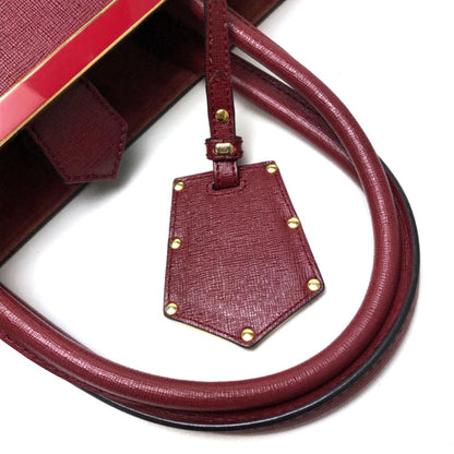 Fendi 8Bh250 Bag Hand Bag Shoulder Bag Hand Bag Dark Red