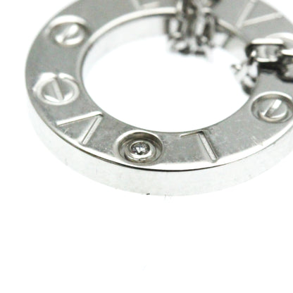 Cartier Love Circle Necklace B7219400 White Gold (18K) Diamond Men