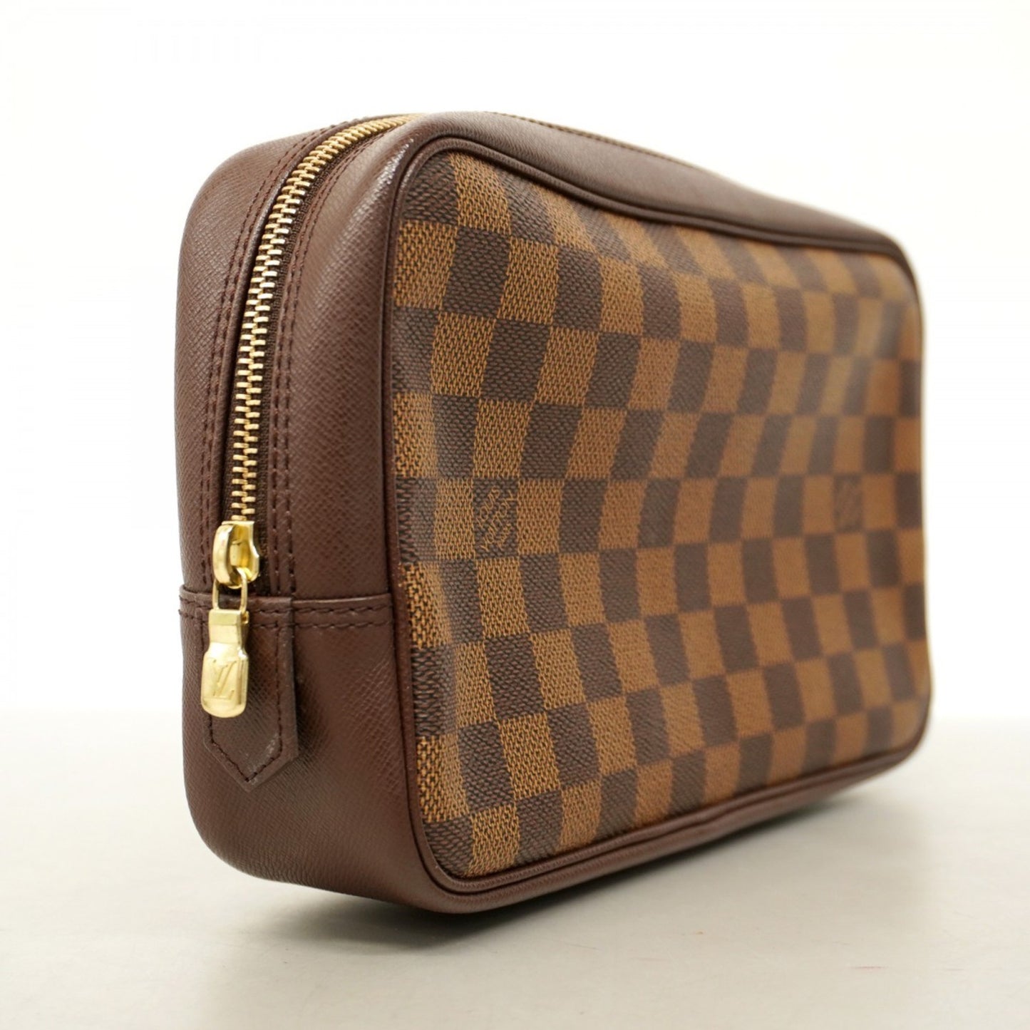 Louis Vuitton Damier True Toilet Pouch N47623 Ebene