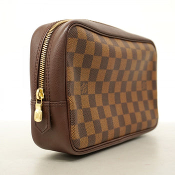 Louis Vuitton Damier True Toilet Pouch N47623 Ebene