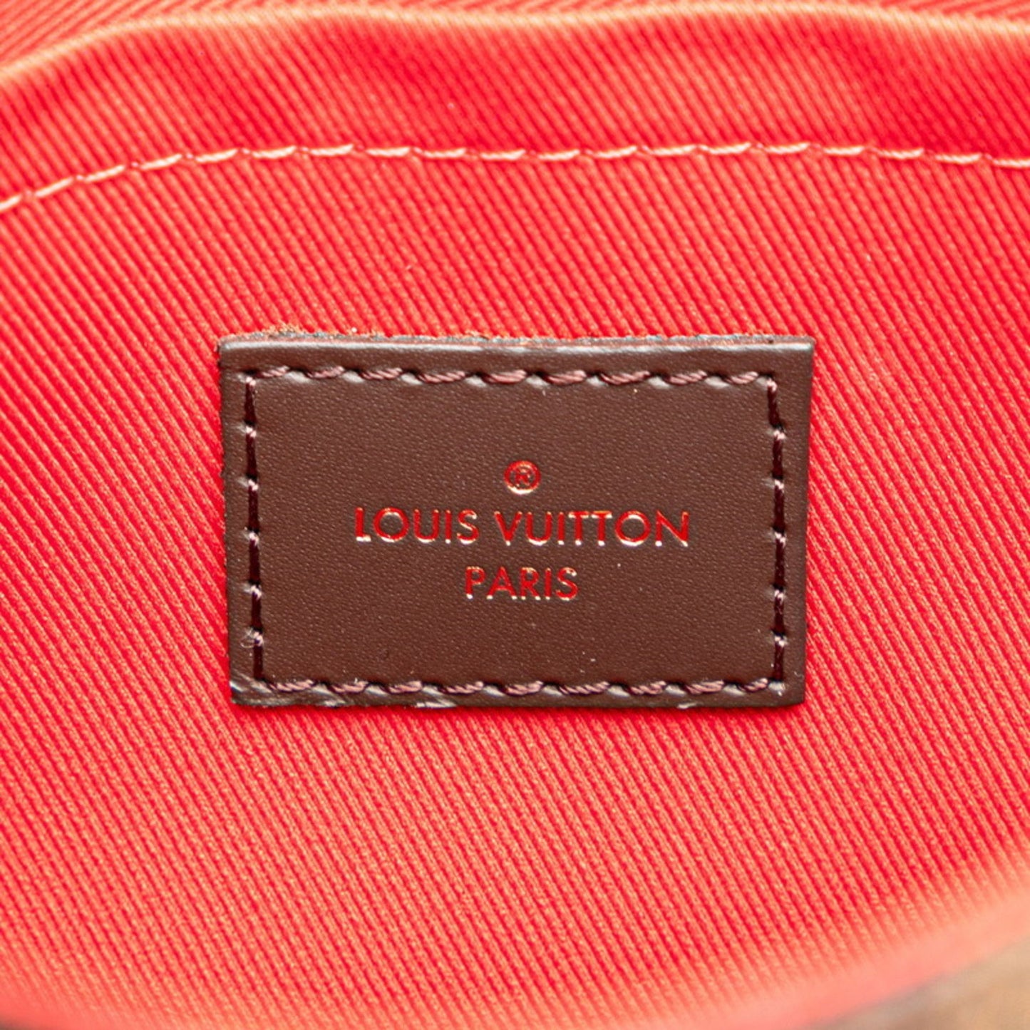 Louis Vuitton Damier Croisette Pm Handbag Shoulder Bag N53000 Brown Pvc Leather