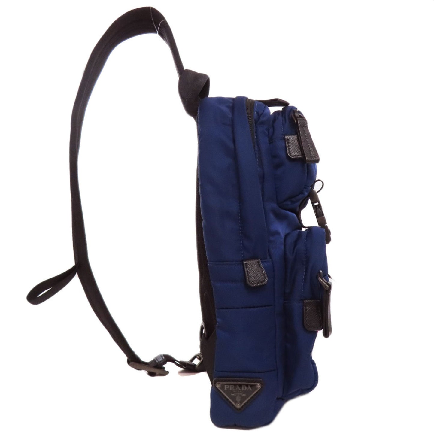 Prada Logo Hardware Body Bag Nylon Material