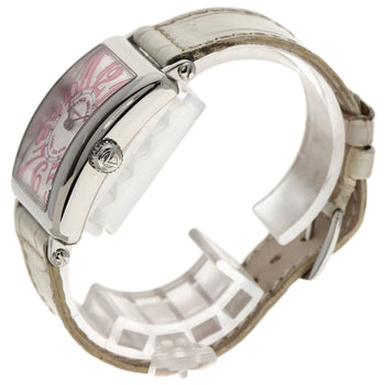 Franck Muller 902J Long Island Japan Limited Edition 500 Pieces Stainless Steel Leather