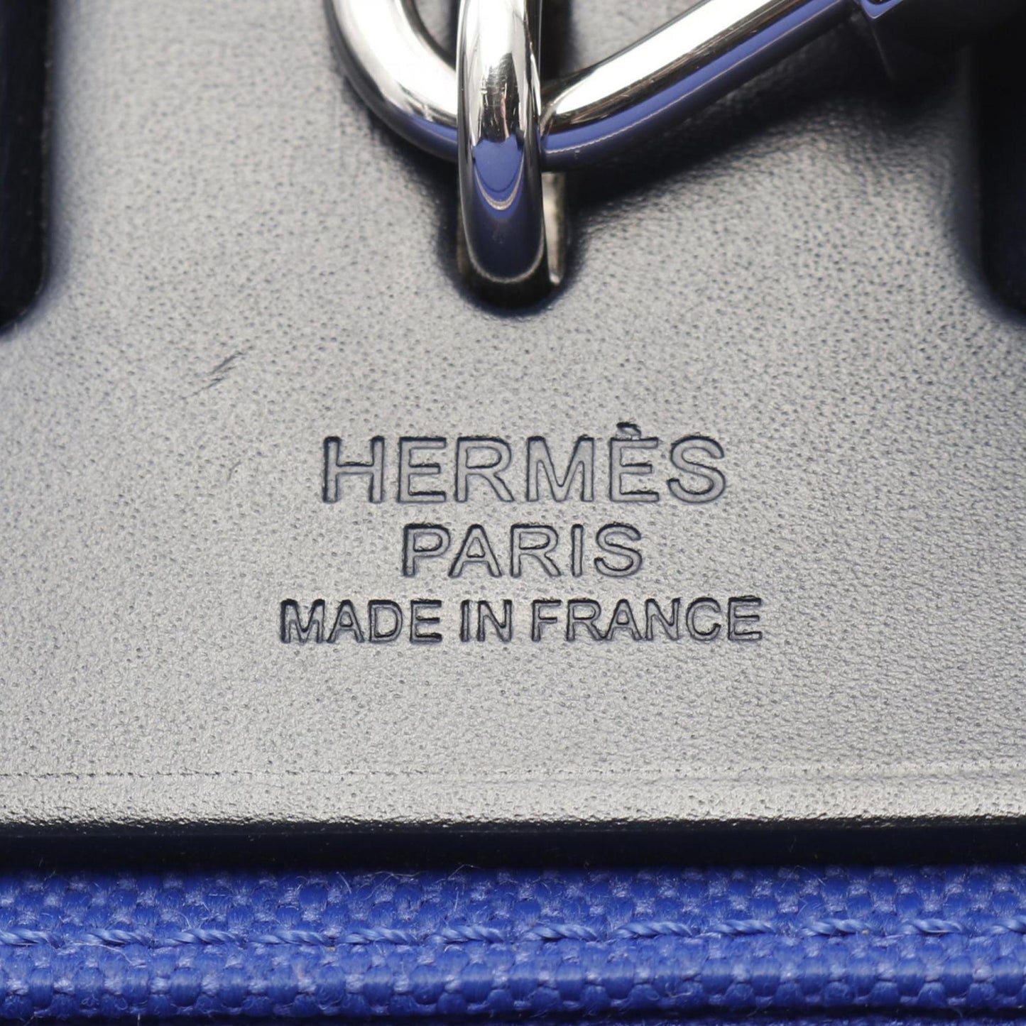 Hermes Hermes Airbag Zip Pm Handbag Canvas Leather Toile Military Vache Hunter
