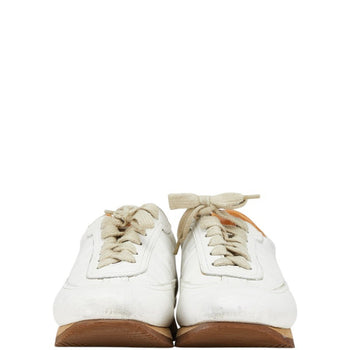 Hermes Quick Sneakers Size: 36 White Leather