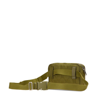 Gucci Gg Nylon Off The Grid Waist Bag/Body Bag 631341 Khaki Green Leather