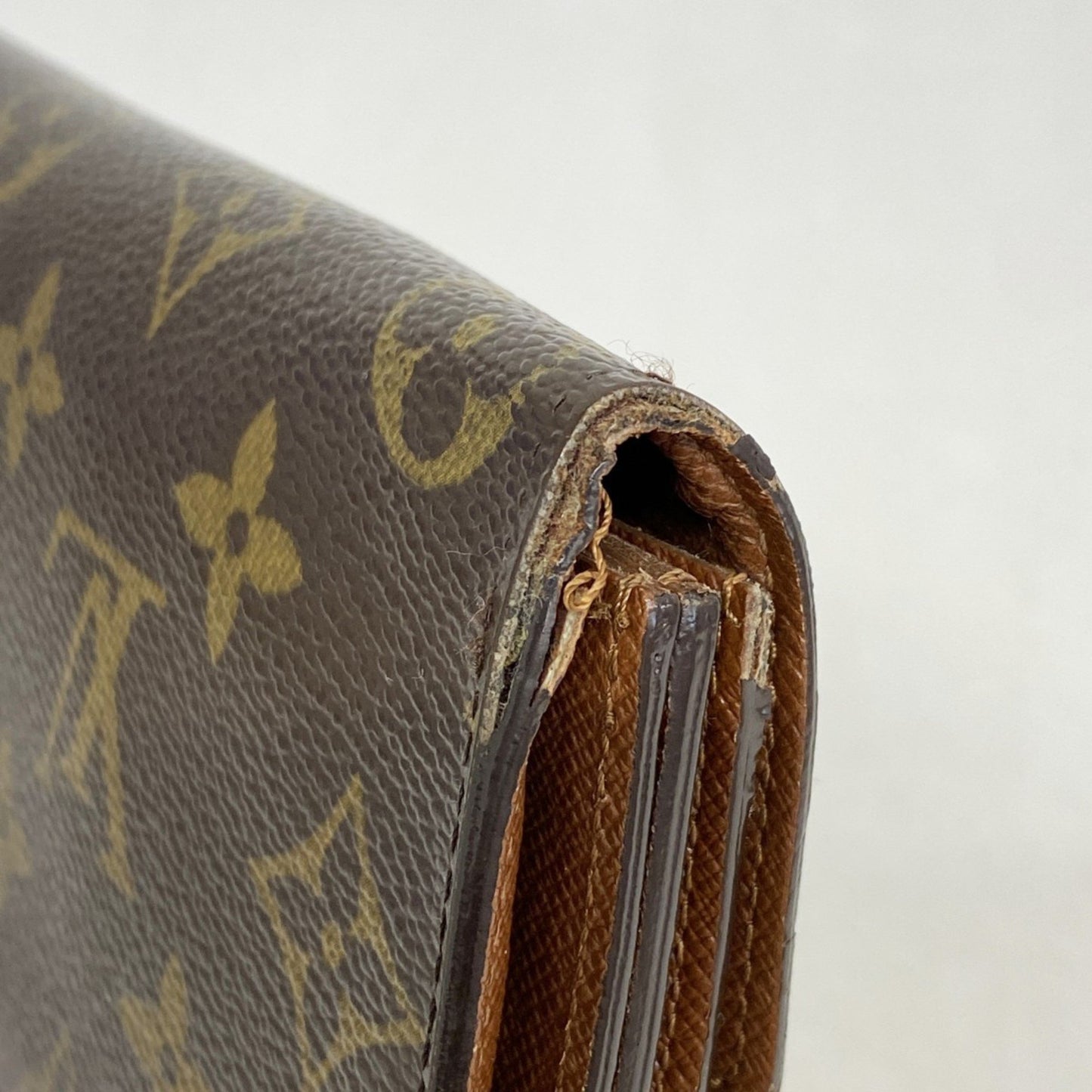 Louis Vuitton Monogram Portefeuille Accordion Long Wallet M58008 Brown