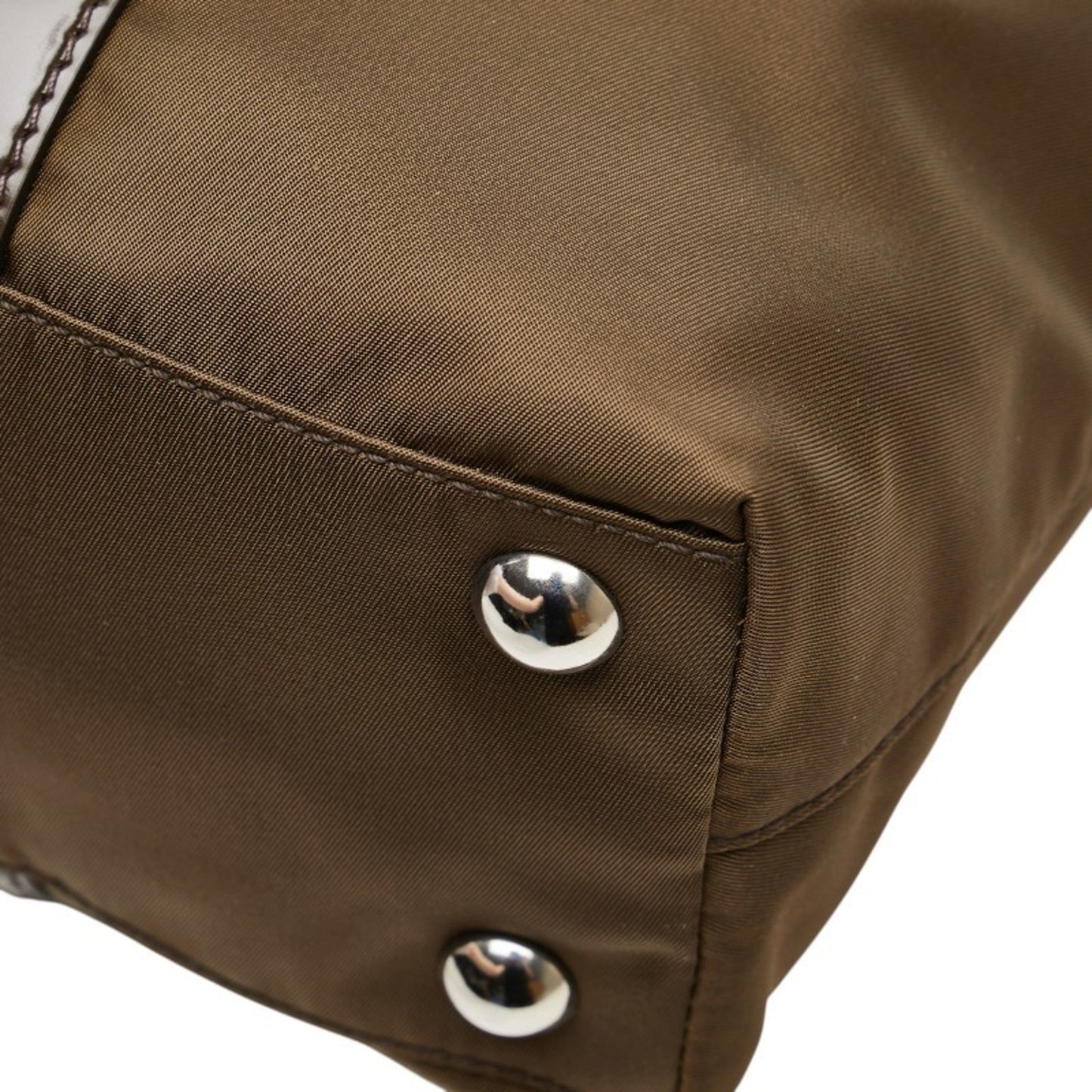 Prada Triangle Logo Plate Handbag/Shoulder Bag