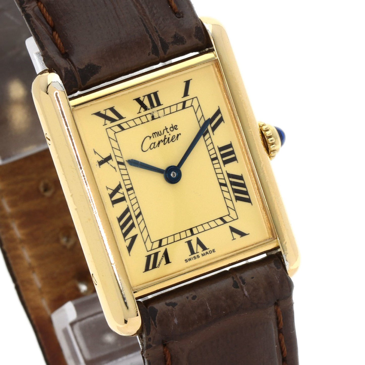 Cartier Must Tank Vermeil Watch