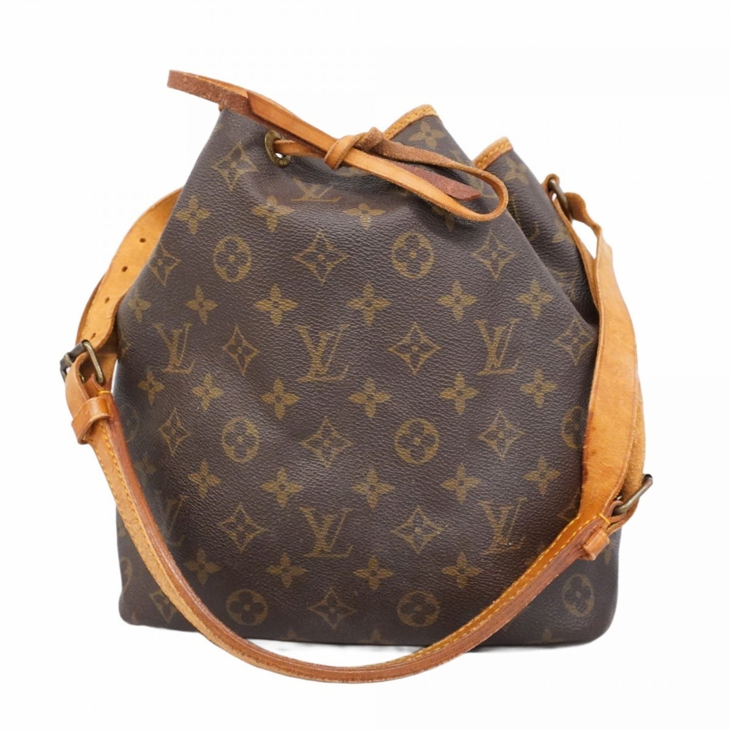 Louis Vuitton Monogram Petit Noe Shoulder Bag M42226 Brown