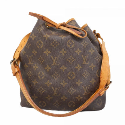 Louis Vuitton Monogram Petit Noe Shoulder Bag M42226 Brown