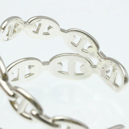 Hermes Chaine D'Ancre Silver 925 No Stone Bangle Silver