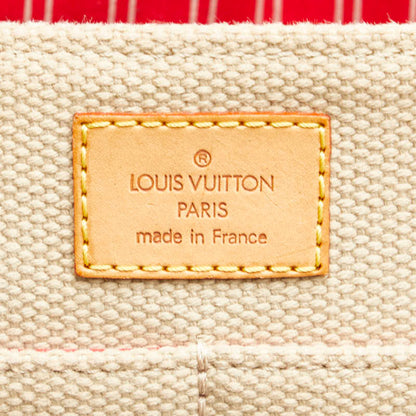 Louis Vuitton Antigua Buzas Pm Shoulder Bag M40041 Beige Red Canvas Leather