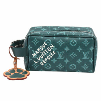 Louis Vuitton Locker Top Kit Monogram Heritage Treasure Bag Pouch Green M12688