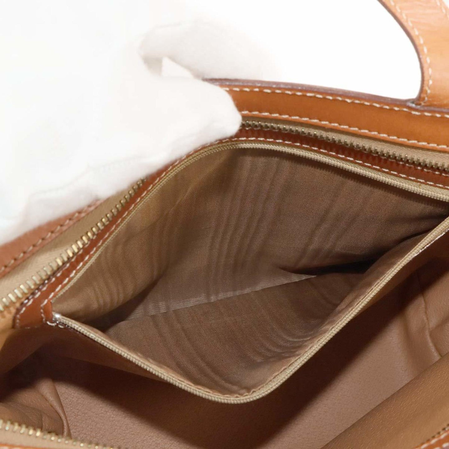 Celine Macadam Handbag In Brown Pvc Leather