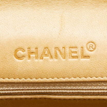 Chanel Wild Stitch Chocolate Bar Chain Shoulder Bag In Beige Lambskin