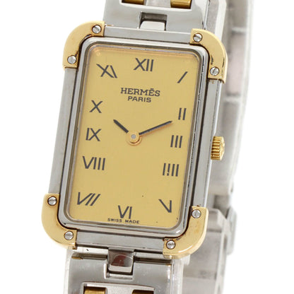 Hermes Cr1.220 Cloajour Watch Stainless Steel Ssxgp