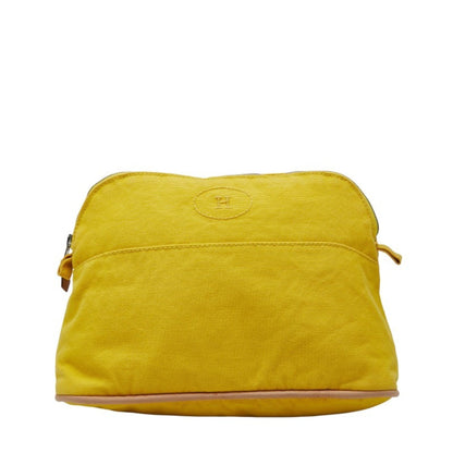 Hermes Bolide Pouch 25 Small Item Case Yellow Canvas