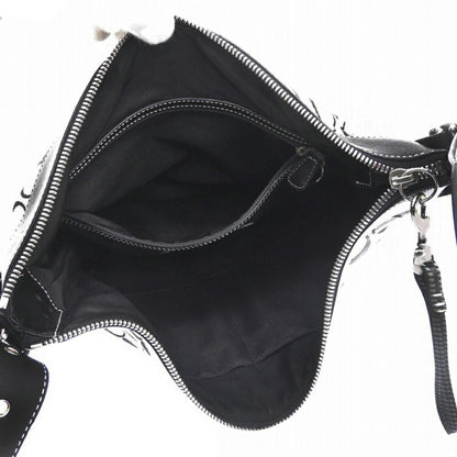 Coach Signature Shoulder Bag 6346 Canvas Gray/Black