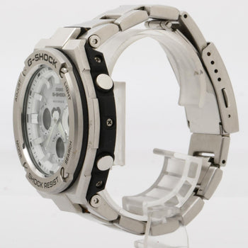 Casio Gshock Gsteel Gstw100 Series Watch (Gstw110D7Ajf) Silver Resin/Stainless Steel