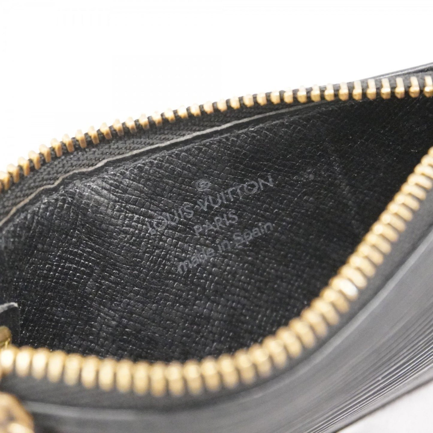 Louis Vuitton Wallet/Coin Case Epi Pochette Cle M63802 Noir