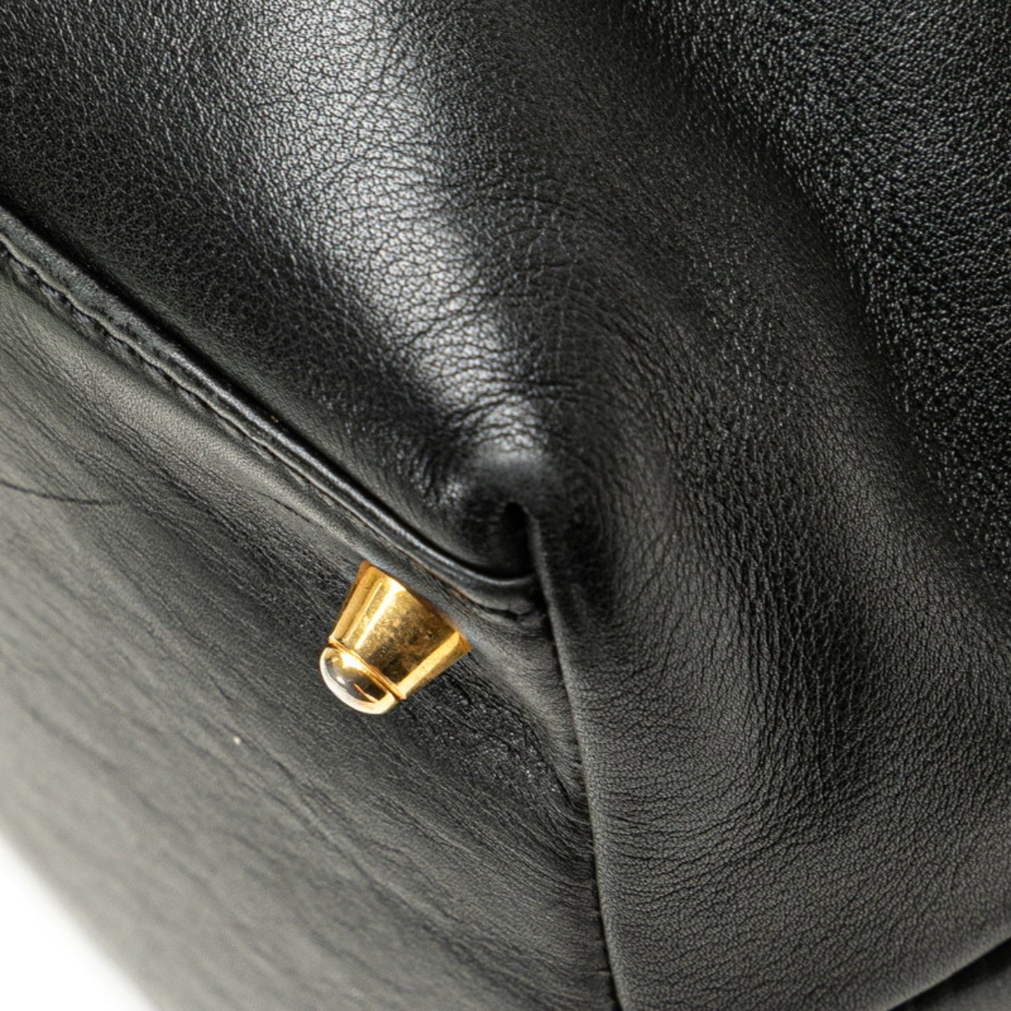 Fendi Selleria Handbag In Black Leather