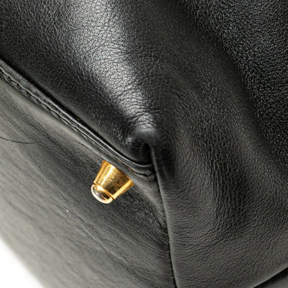 Fendi Selleria Handbag In Black Leather