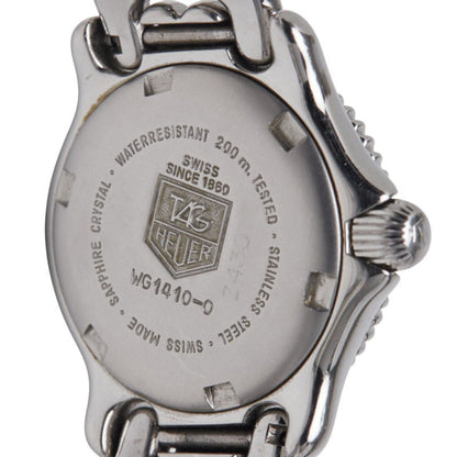 Tag Heuer Cell Watch Wg1410-0 Quartz White Dial Stainless Steel