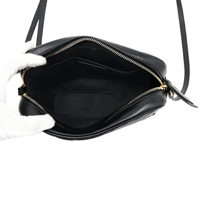 Saint Laurent Shoulder Bag Lou Camera V Stitch Leather 520534 Saint Laurent Paris Black
