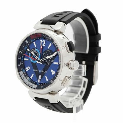 Louis Vuitton Tambour Q102D Blue Dial