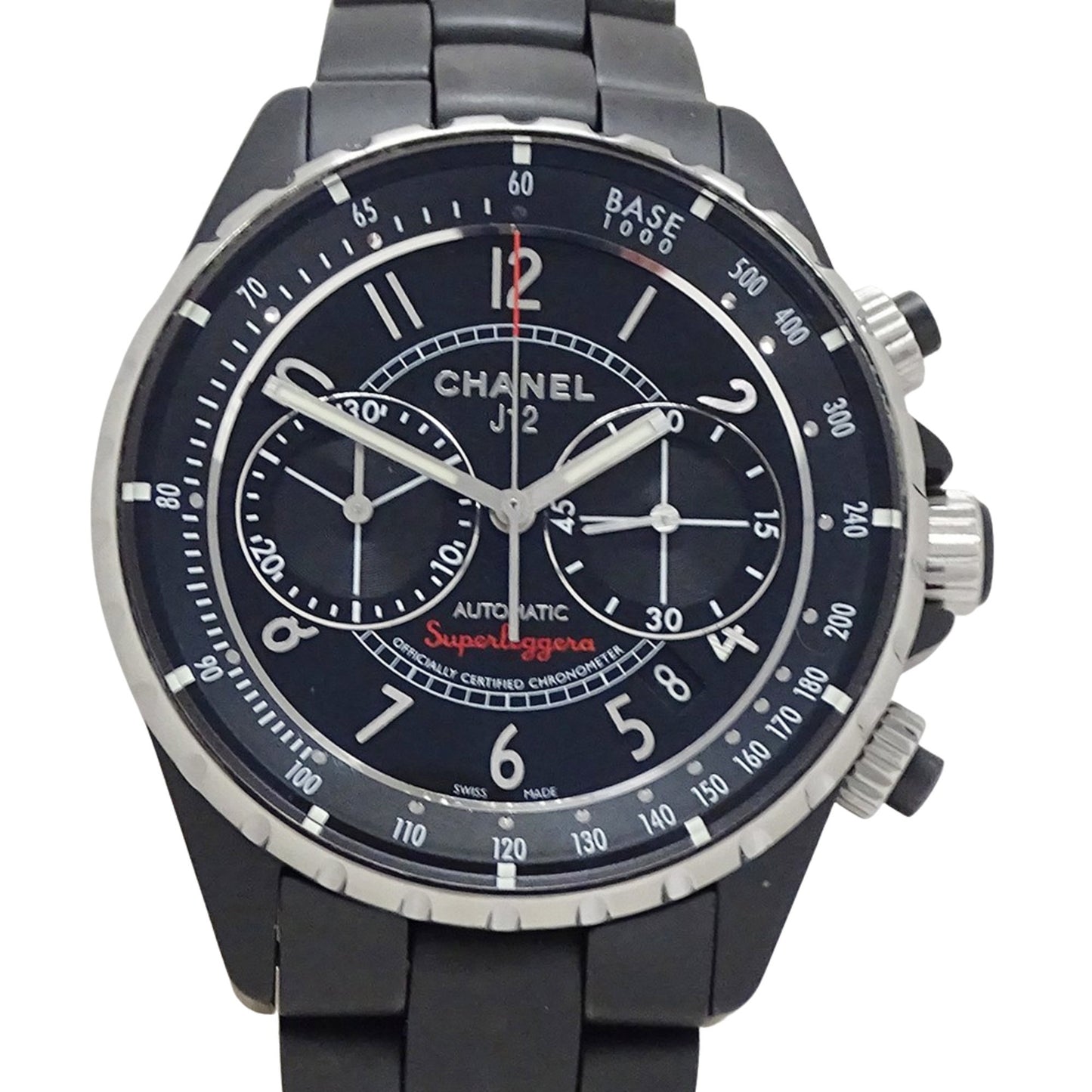 Chanel Men'S J12 Superleggera Chronograph Watch With Date Function