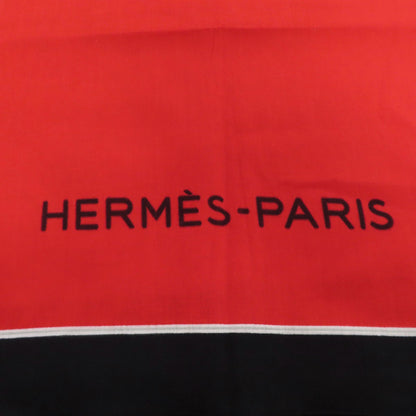 Hermes Horse Pattern Stole Cotton