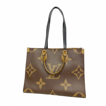 Louis Vuitton Monogram Giant Reverse On-The-Go Tote Bag M45321 Brown 2-Way