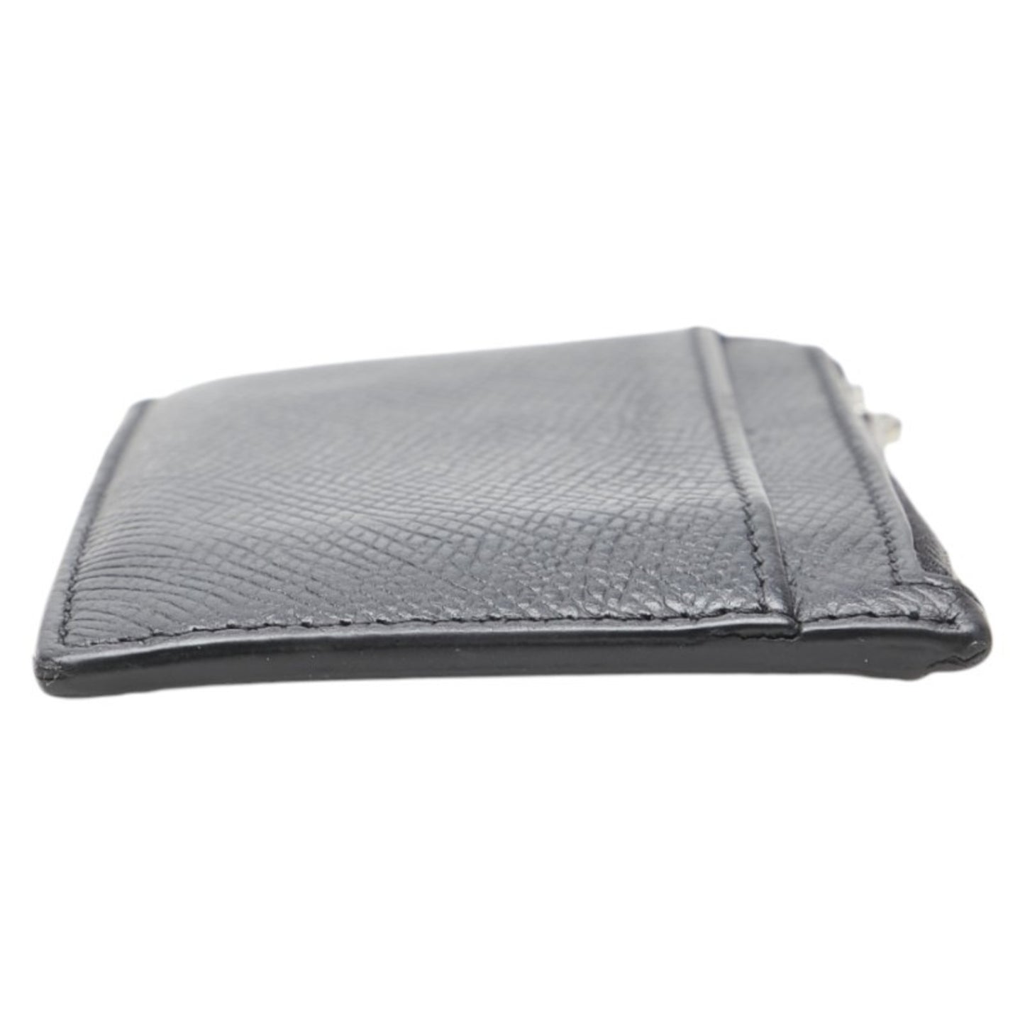 Celine Fragment Card Case In Black Leather