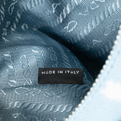 Prada Re-Edition 2000 Embroidered Mini Chain Handbag/Shoulder Bag