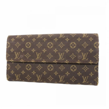 Louis Vuitton Monogram Minilan Portefeuille Sarah M95234 Ebene