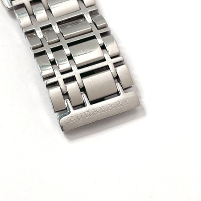 Burberry Heritage Bu1364 Watch Stainless Steel/Stainless Steel Silver Quartz Black Dial