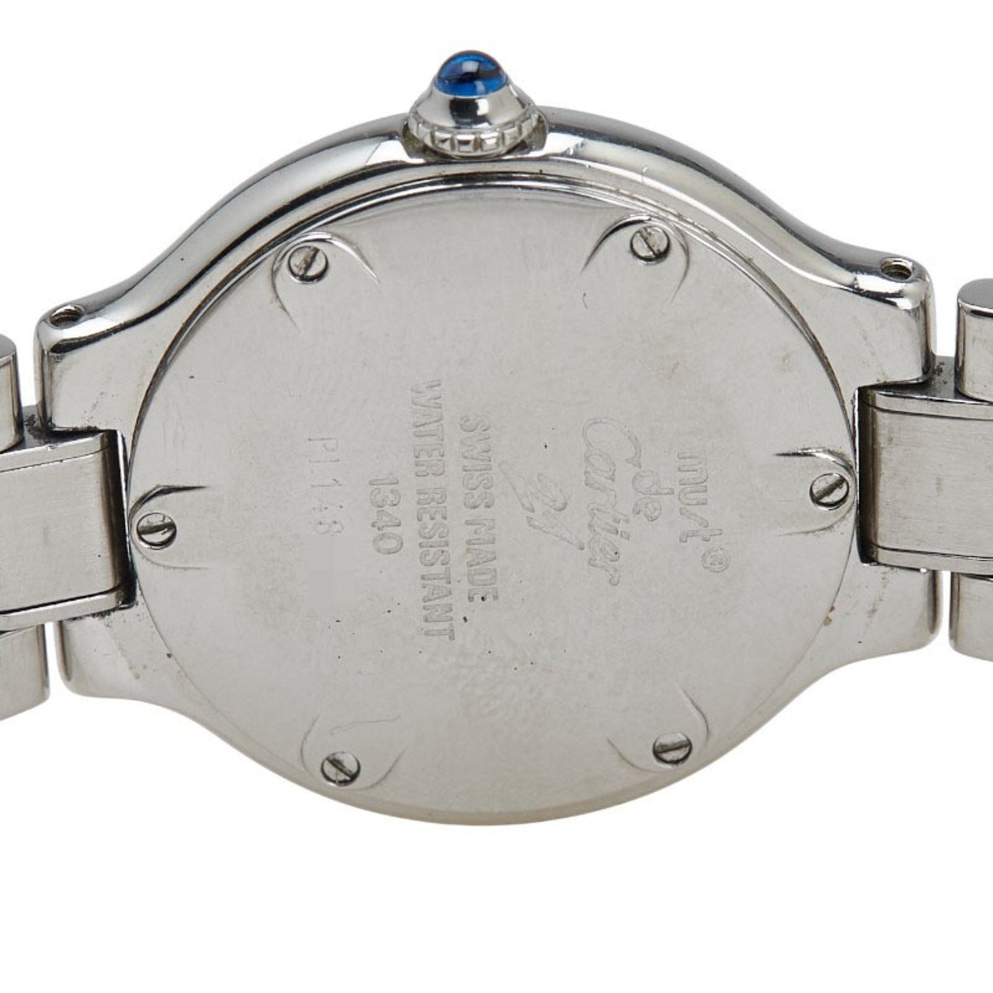 Cartier Must 21 Vantianne W10110T2 Quartz Watch With Silver Dial And Stainless Steel