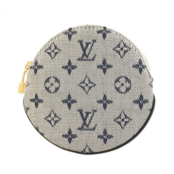 Louis Vuitton Monogram Mini Porte Monnaie Long Wallet/Coin Case M92460 Blue