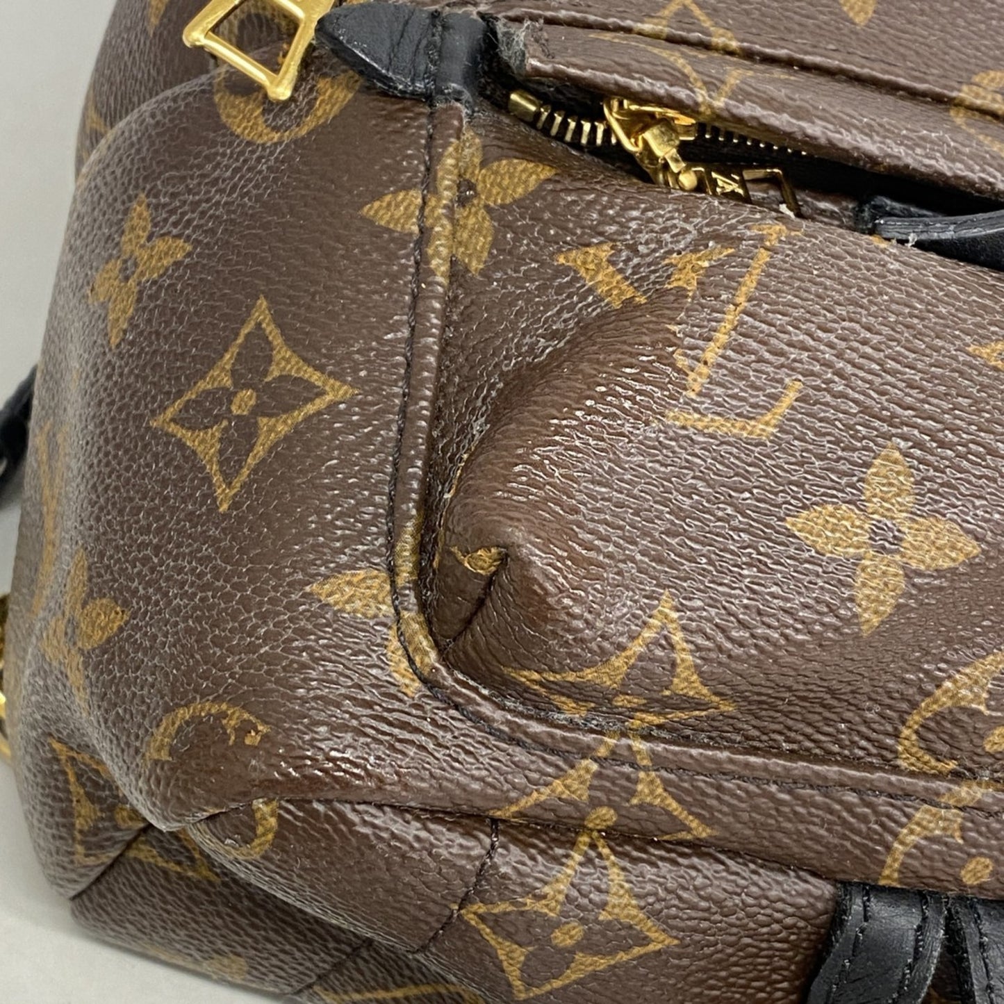 Louis Vuitton Monogram Palm Springs Backpack Mini M41562 Brown