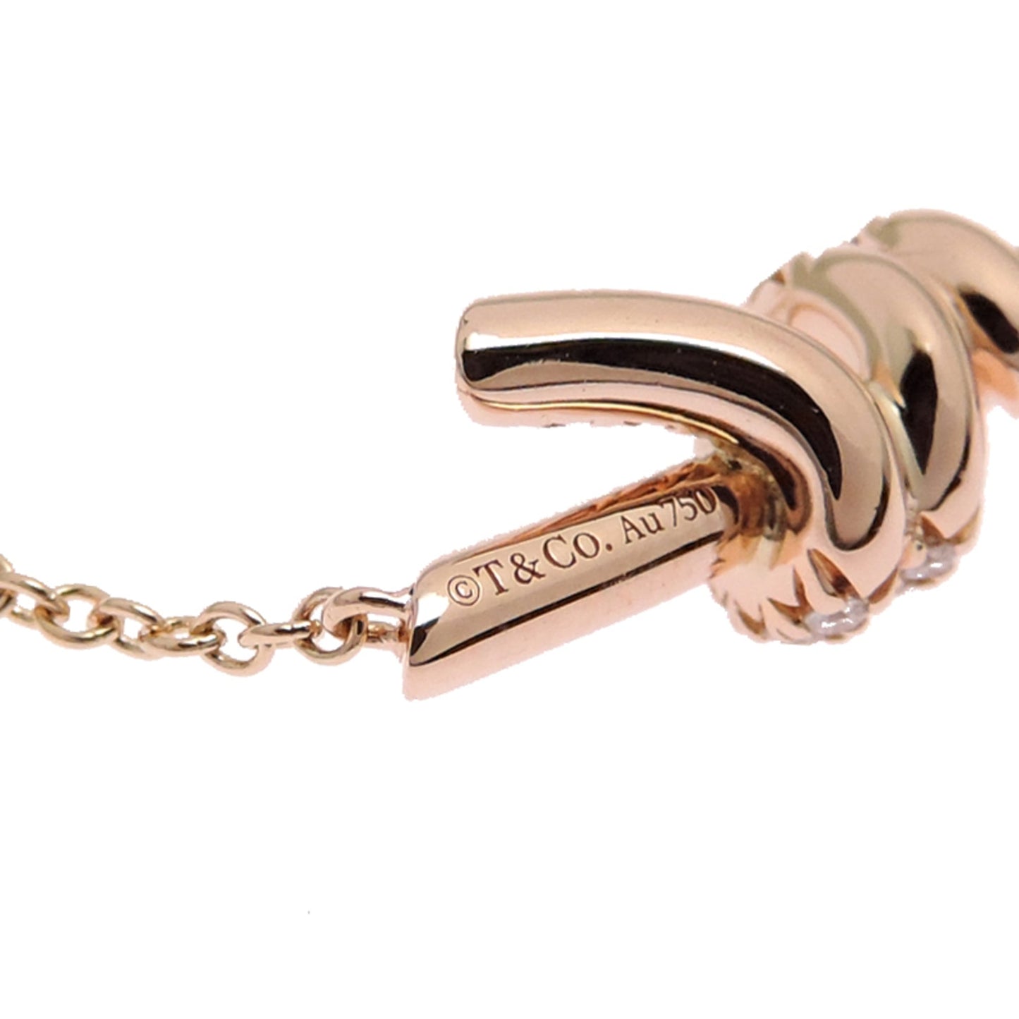 Tiffany Knot Small Pendant Diamond