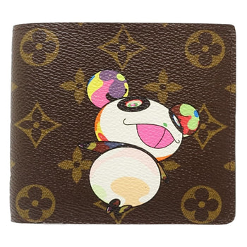 Louis Vuitton Louis Vuitton Monogram Bi-Fold Wallet M61666 Portefeuille Marco Takashi Murakami