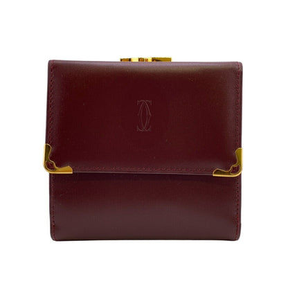 Cartier Bordeaux Compact Wallet