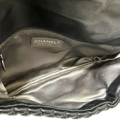 Chanel Bubble Quilt Black Bag Handbag Shoulder
