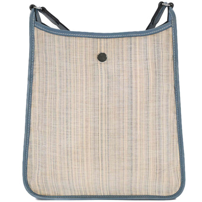 Hermes Vespa Pm Canvas Blue Jean Shoulder Bag For Men And Women