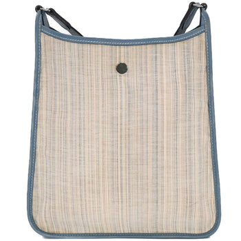 Hermes Vespa Pm Canvas Blue Jean Shoulder Bag For Men And Women