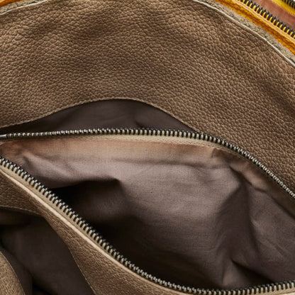 Bottega Veneta Intrecciato Handbag In Beige